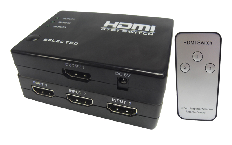 HDV-301A（3口HDMI切换器-1.3版本）
