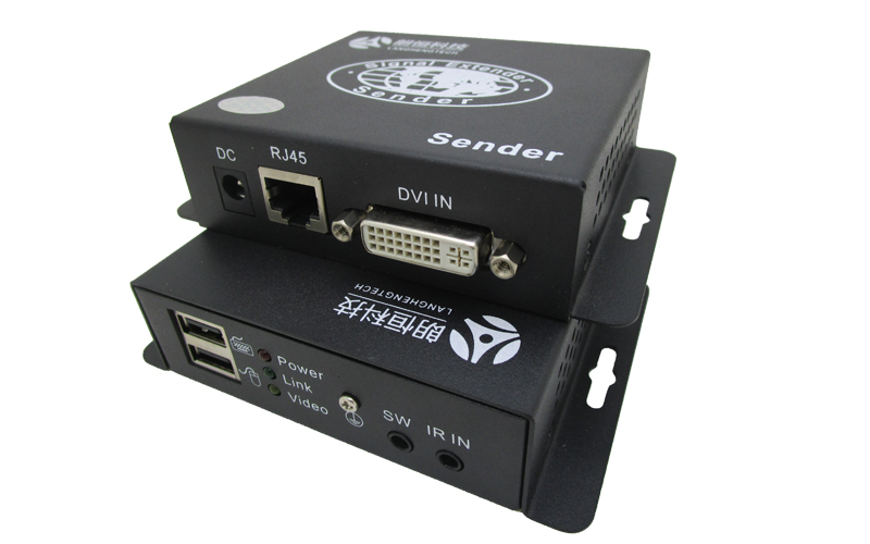 DVB-100DU(DVI&USB键鼠&远程开关机&红外延长100米)