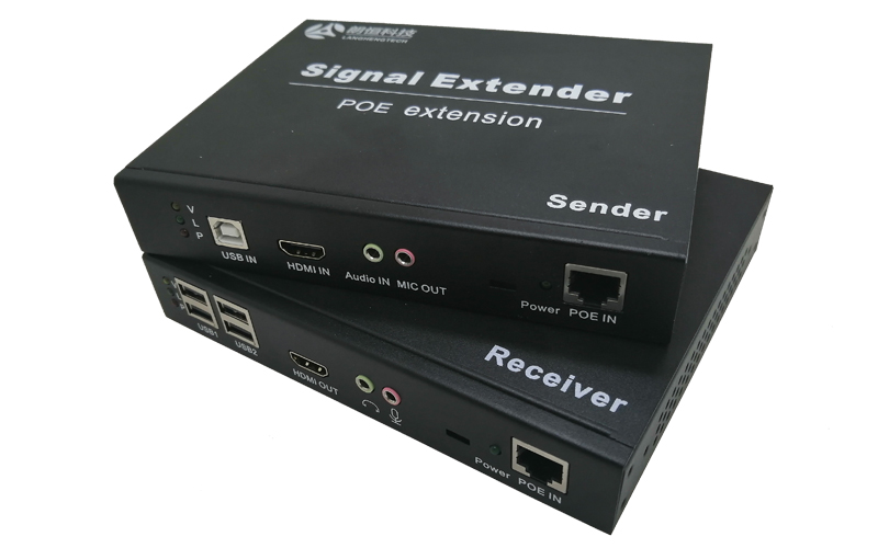 IPHEP-120U(A)(HDMI+USB2.0+双向音频)POE网络传输器