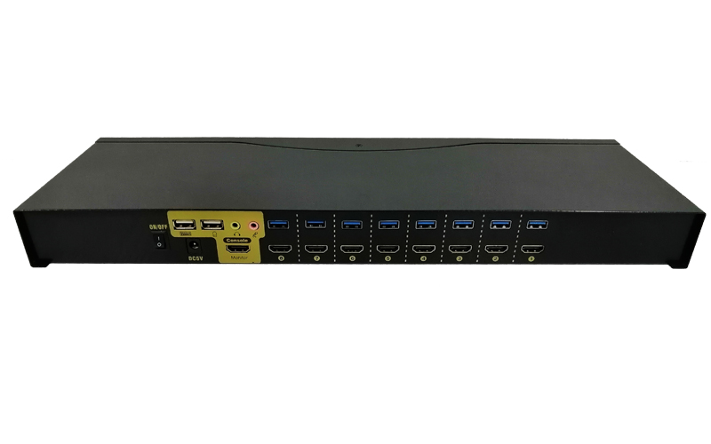 HU-801(HDMI+USB键鼠8口KVM切换器)