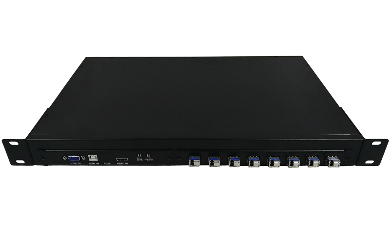 L4-1U(HDMI/DVI/VGA多路发送器光纤传输20KM)